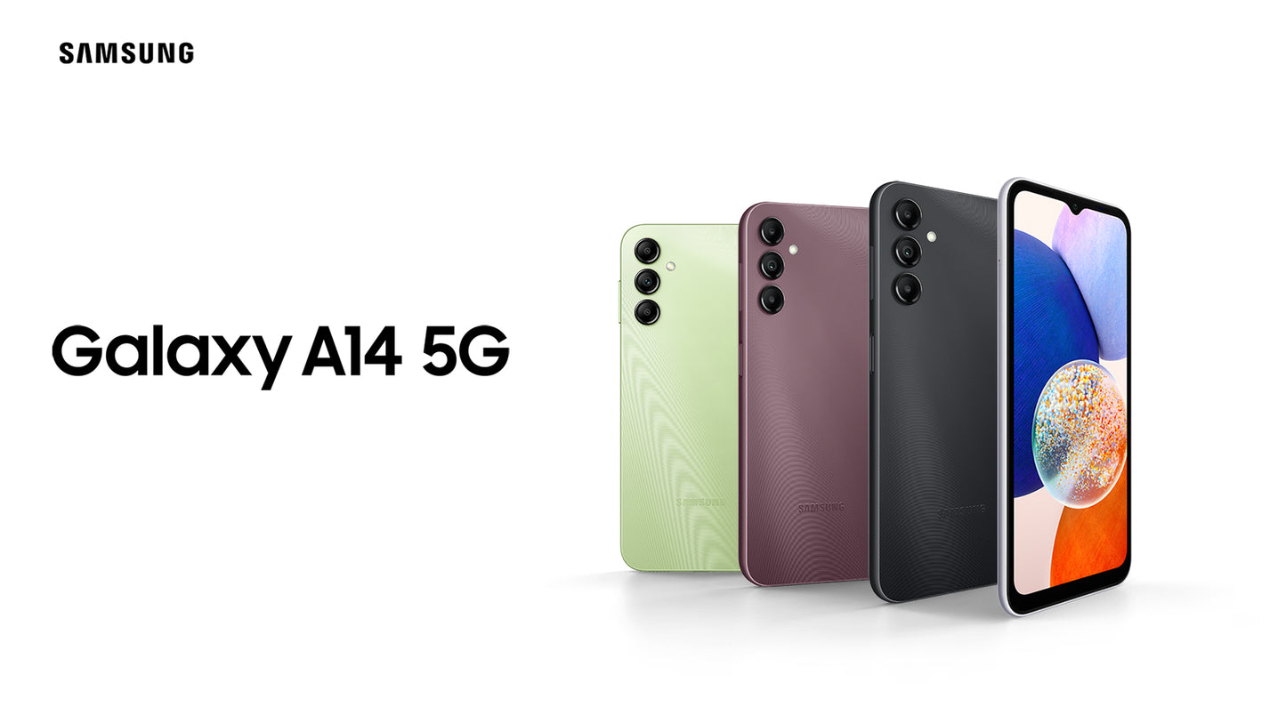 Galaxy A14 Samsung | 4G e 5G – 128GB, Tela 6,6", Câmera 50MP, Bateria 5000mAh