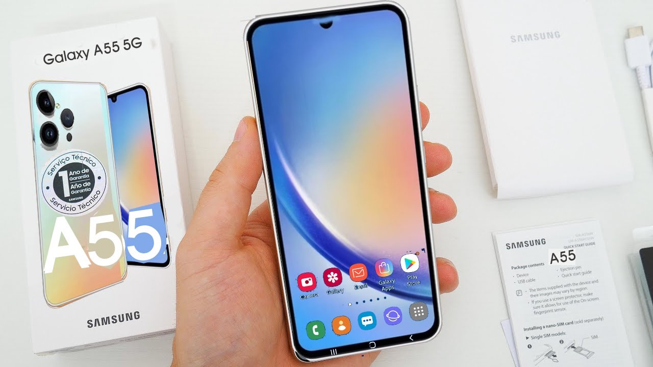 Galaxy A55 5G Samsung | 128GB, 256GB – Tela 6,6", Câmera Tripla 50MP