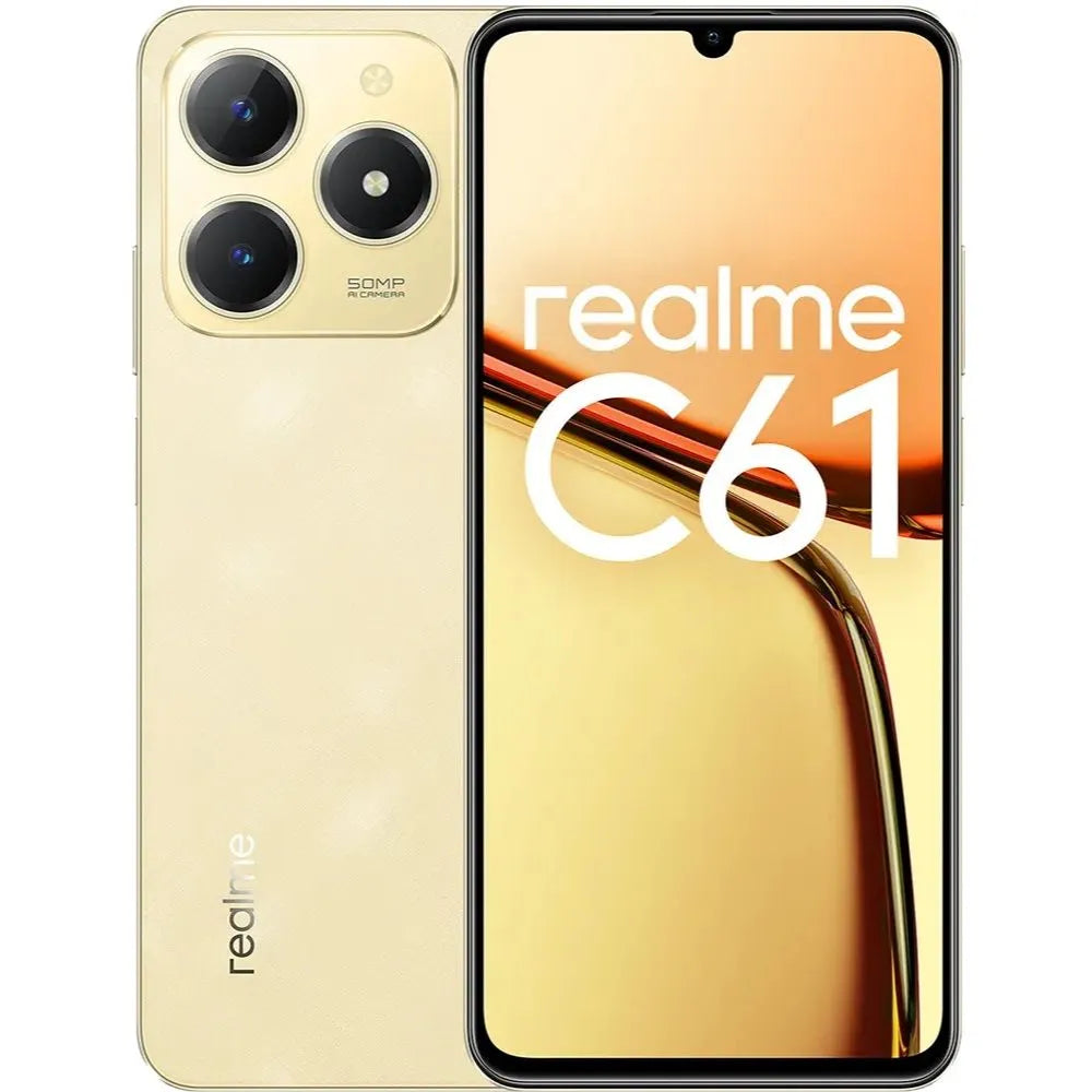 Smartphone Realme C61 256GB 6GB RAM Dual Chip Android Tela 6.7" Câmera 50MP