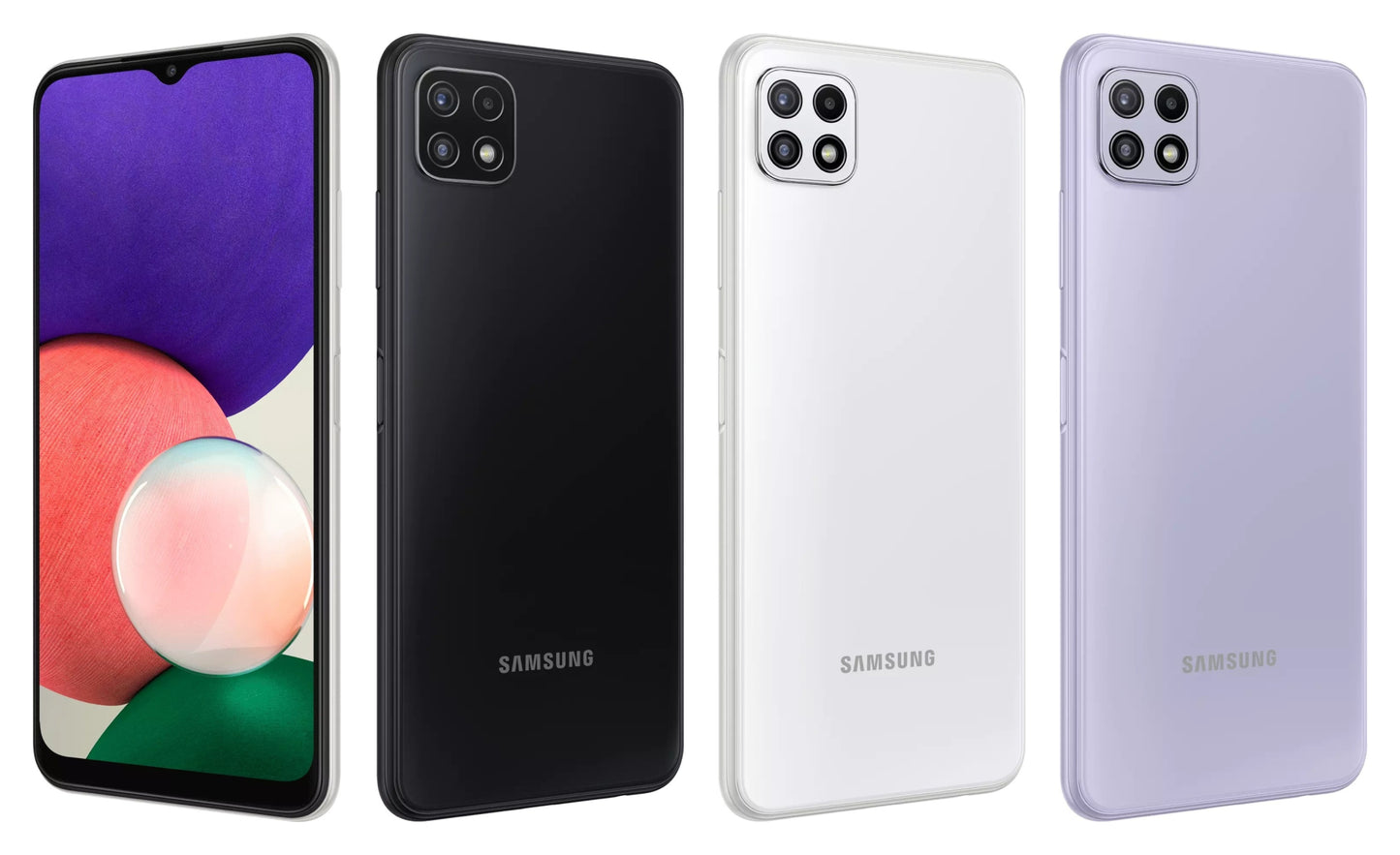 Galaxy A22 4G Samsung | 128GB – Tela 6,4", Super AMOLED, Câmera Quádrupla 48MP