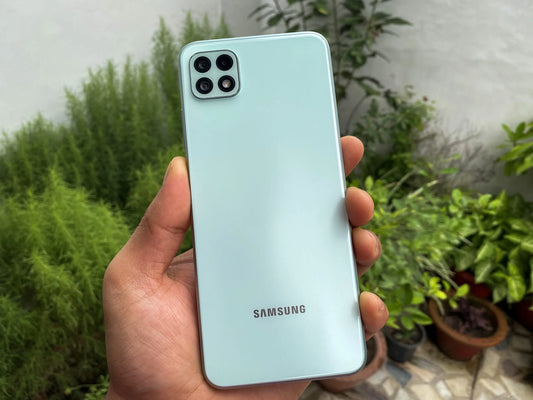 Galaxy A22 4G Samsung | 128GB – Tela 6,4", Super AMOLED, Câmera Quádrupla 48MP