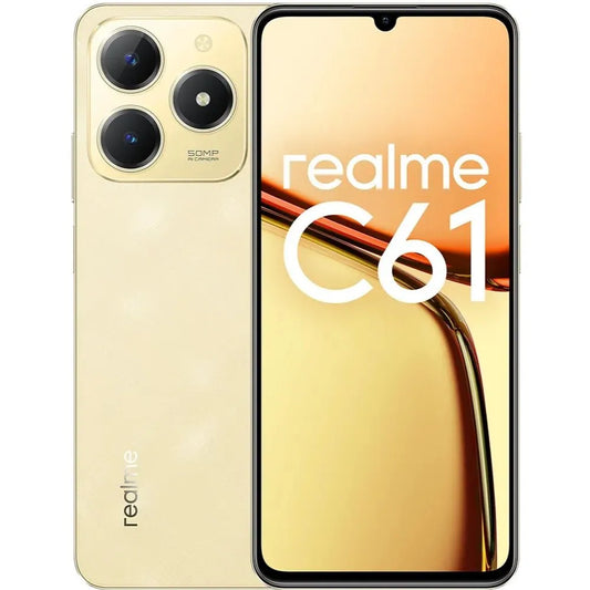 Smartphone Realme C61 256GB 6GB RAM Dual Chip Android Tela 6.7" Câmera 50MP